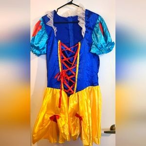 Adult short snow white dress